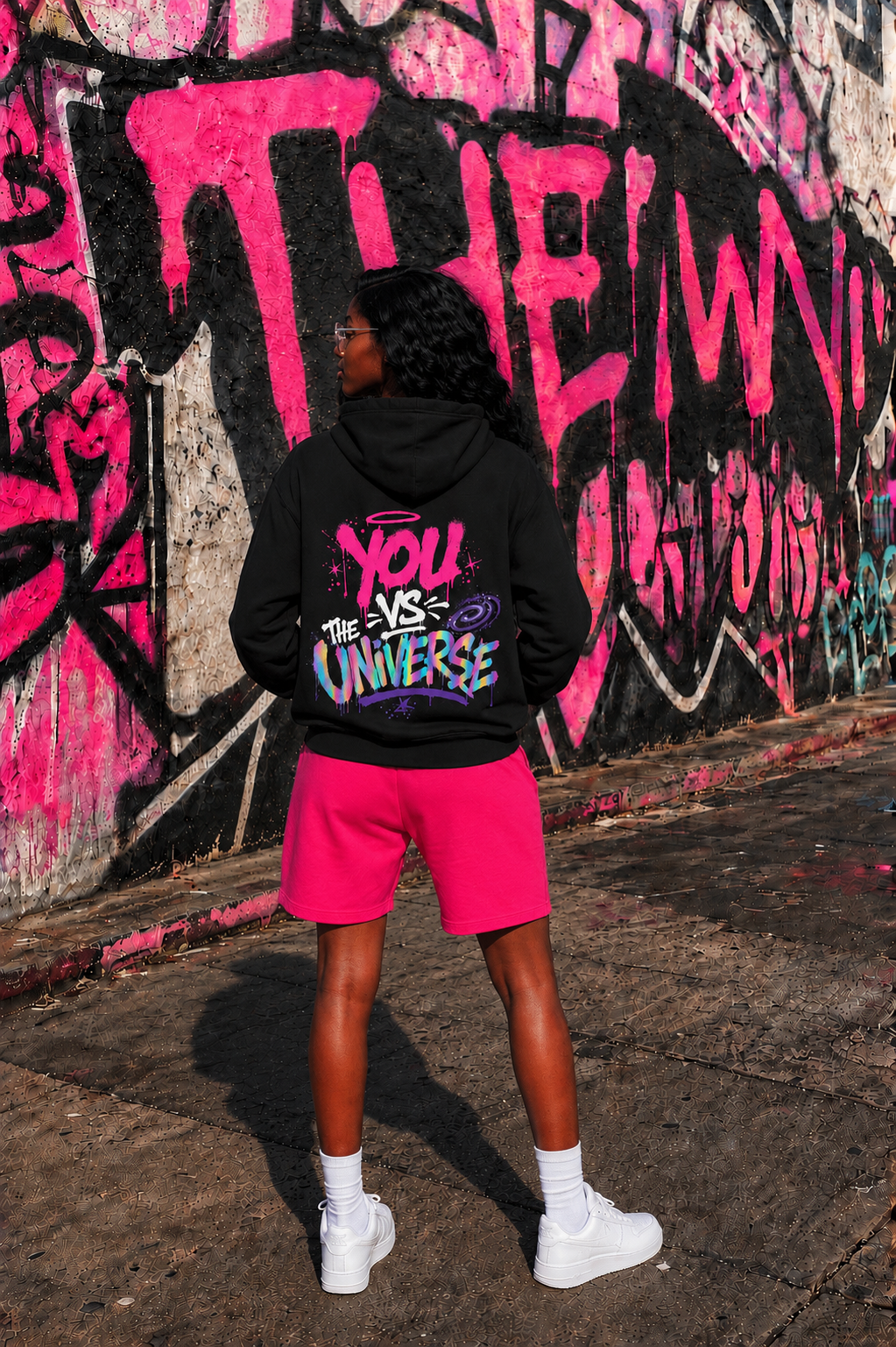 Black Universe Zip-up Hoodie Unisex Fit (Men’s Sizing)