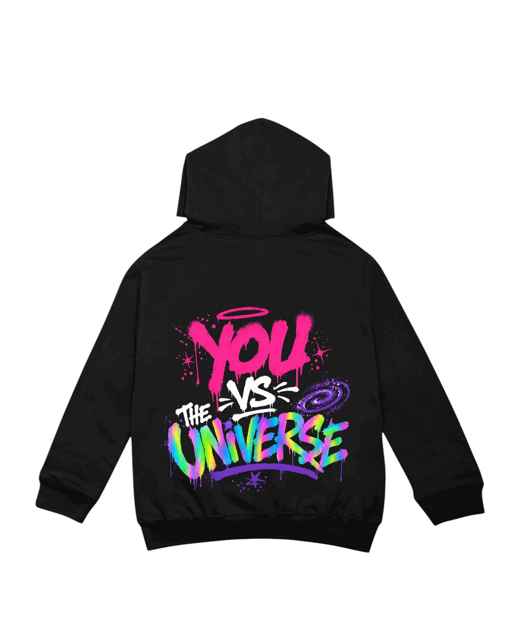 Black Universe Zip-up Hoodie Unisex Fit (Men’s Sizing)