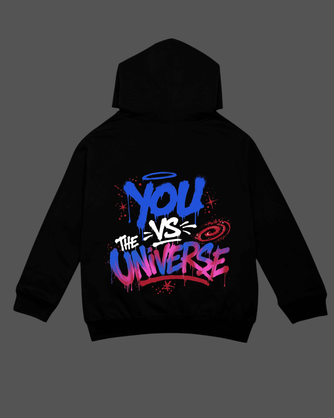 Black Universe Pull-over hoodie   Unisex Fit (Men’s Sizing)