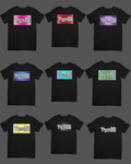 Aura Black Short Sleeve T-shirt ThemNI Unisex Fit (Men’s Sizing)