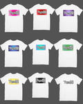 Aura White Short Sleeve T-shirt ThemNI Unisex Fit (Men’s Sizing)