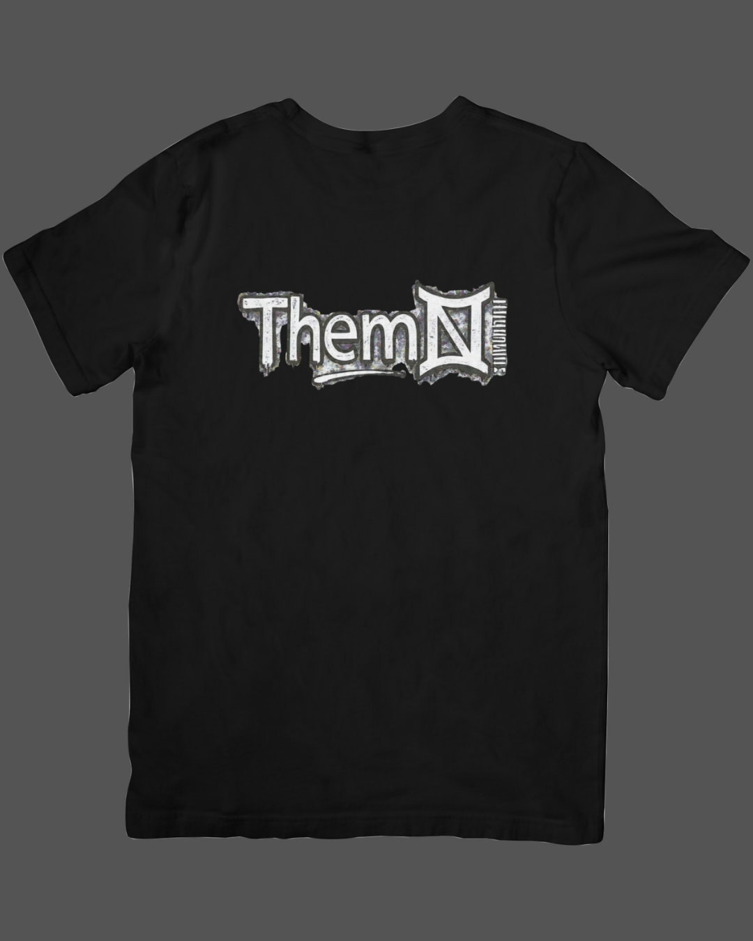 Black short sleeve t-shirt ThemNI