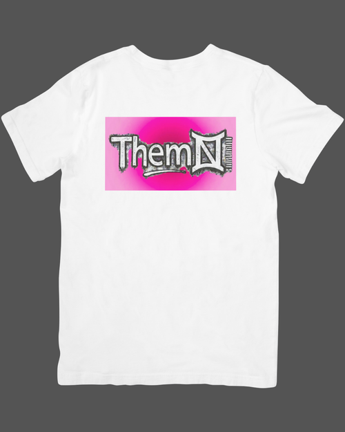 Aura White Short Sleeve T-shirt ThemNI Unisex Fit (Men’s Sizing)