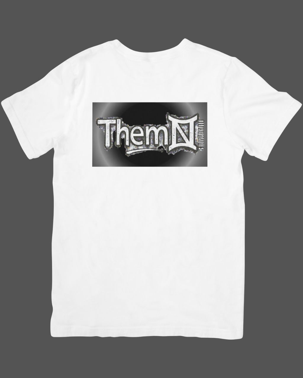 Aura White Short Sleeve T-shirt ThemNI Unisex Fit (Men’s Sizing)