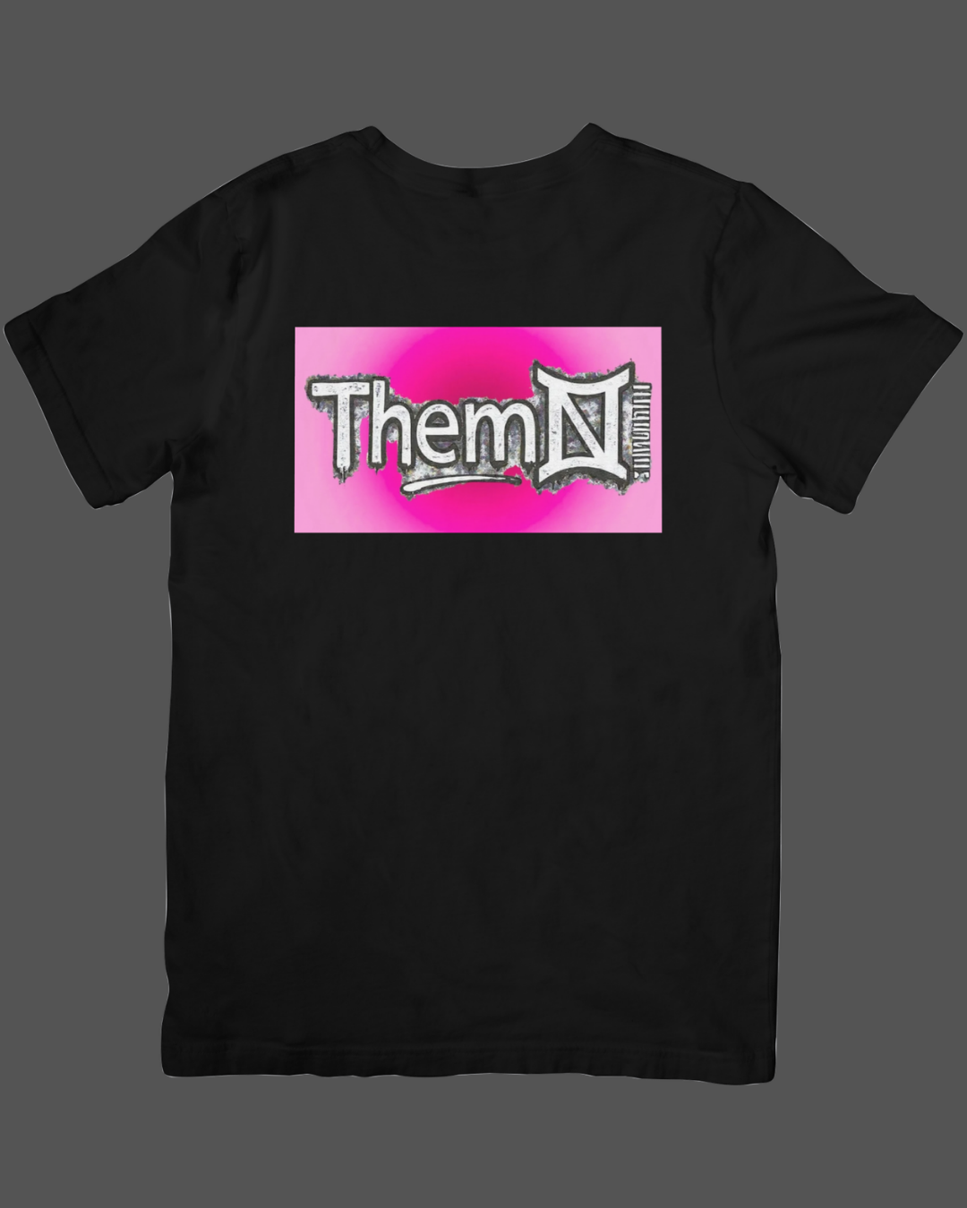 Black short sleeve pink Aura
